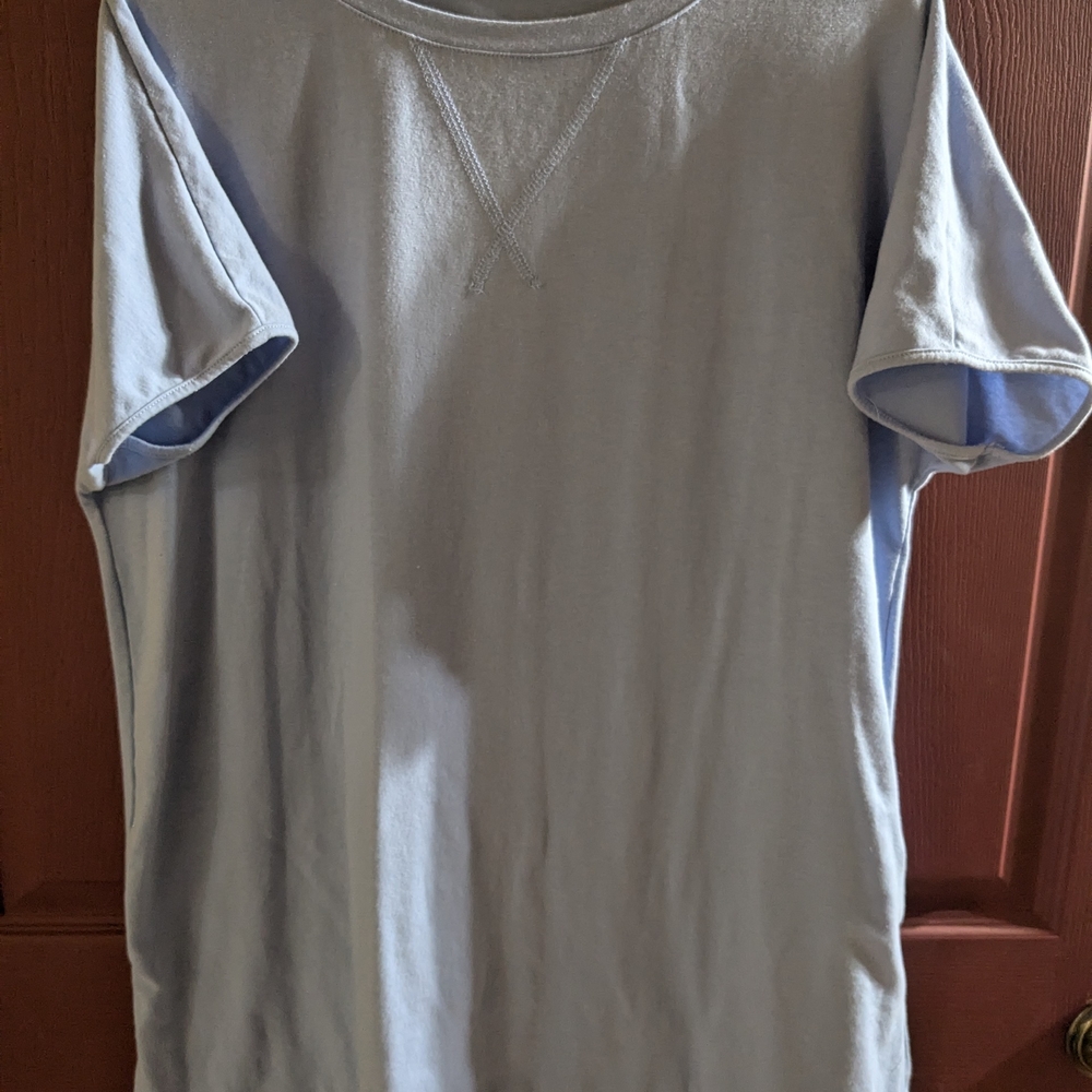 Casual Light Blue Women's Blouse